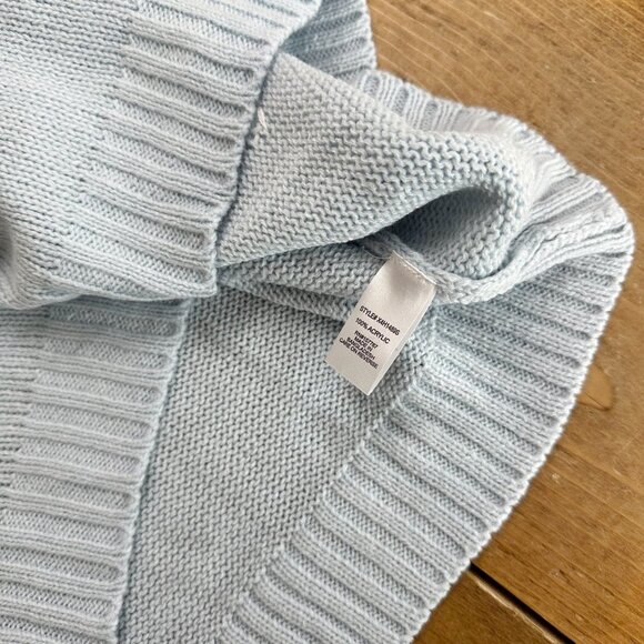 NWT Made With Love Sky Blue Sweater Clouds 3X - Picture 5 of 7